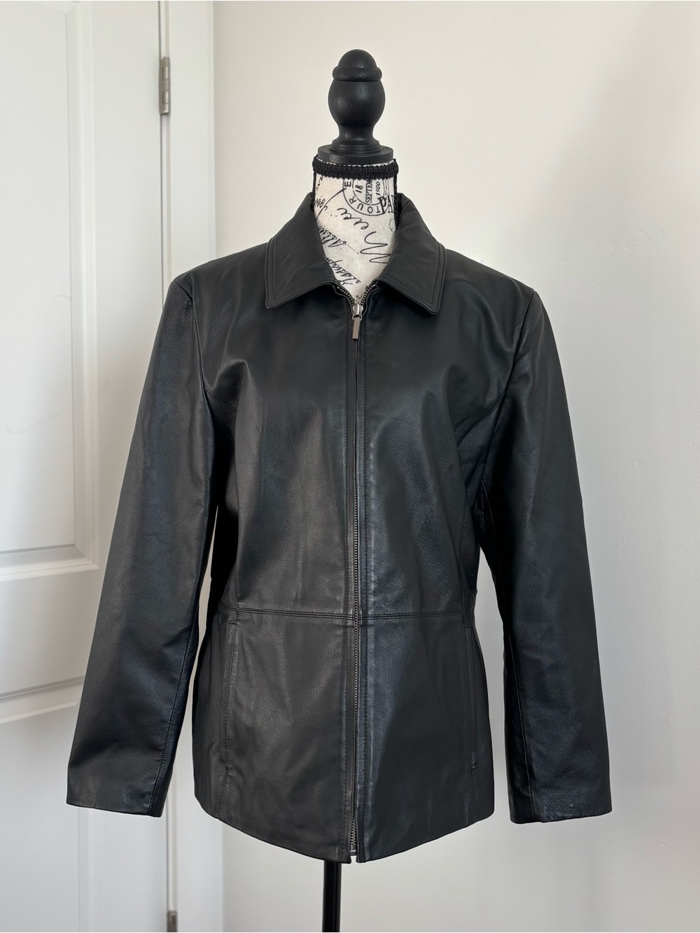 Grunge Worthington Genuine Leather Jacket🖤